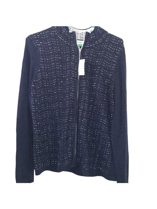 Christopher & Banks Sweaters - Christopher & Banks Womens Zip-Up Cardigan Sweater Size M Navy
